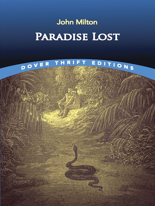 john milton创作的paradise lost作品的详细信息 - 可供借阅